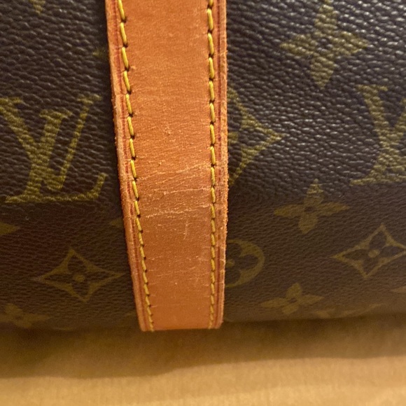 LV MONOGRAM KEEPALL 50 w/ dust bag, luggage tab, lock and… - Picture 9 of 11
